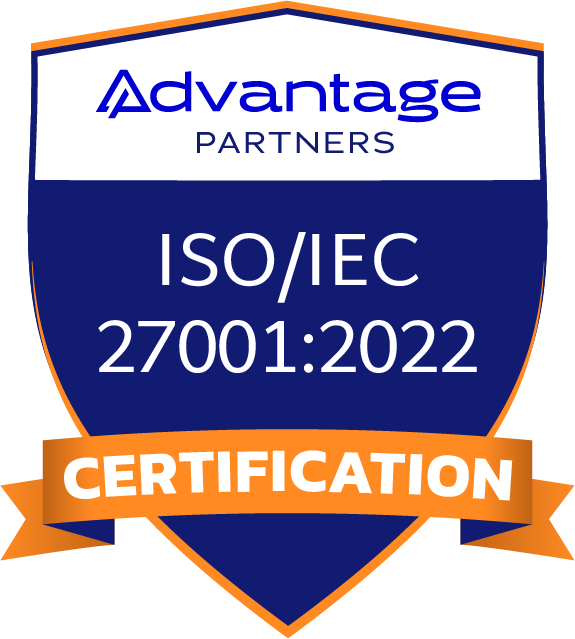 ISO/IEC 27001:2022 certified, audited by Advantage Partners